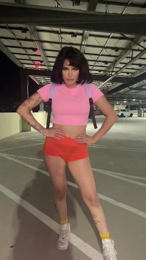 Dora and boots are that girl #doraandboots #halloween #costumeideas #costume #dora #boots #fyp #viral