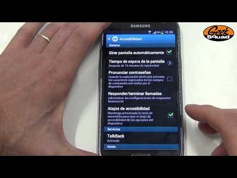Tip: Cómo activar y desactivar Talkback en Android