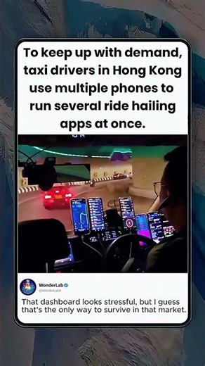 Some Taxi Drivers Use So Many Phones!!