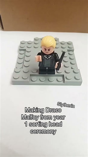 making Draco Malfoy from Harry Potter movie #lego #harrypotter #pottah #dracomalfoy