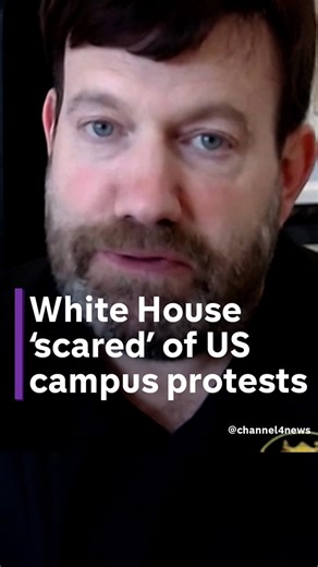 4.4K views · 65 reactions | White House ‘scared' of US campus protests | Channel 4 News | Facebook