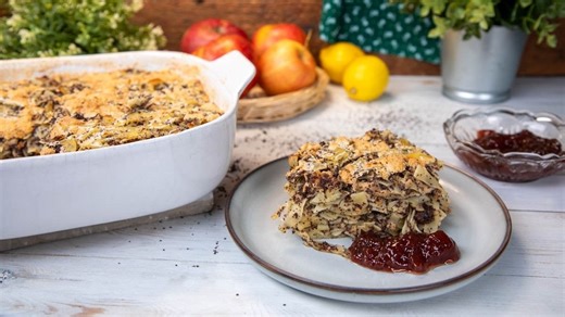 Édes másodikként is megállja a helyét az almás-mákos rakott tészta, ami lekvárral és sodóval is mennyei - Mindmegette.hu