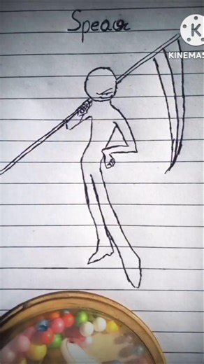 Pro Level Spear Weapon Drawing 💀 | Dynamic Action Poses#shortsfeed#subscribers#trendingshort#viral