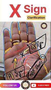 X sign Clarification Secret in Palmistry | Palmistry Reveals Powerful Lucky Sign