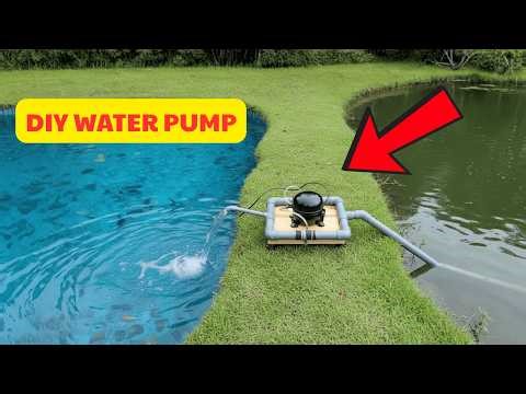 Stop Buying Water Pumps! Build a Powerful DIY Water Pump from Scrap
