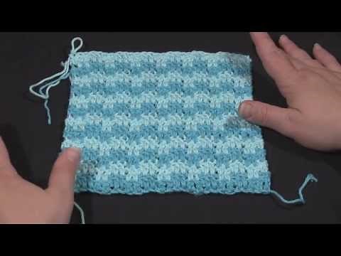 How to Crochet: The Leaping Stripes and Blocks Blanket (Right Handed)