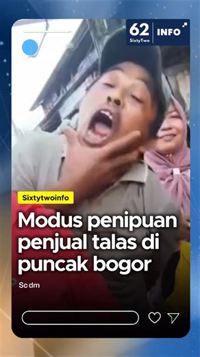 Modus penjual talas di puncak bogor ini mengaku belum dibayar