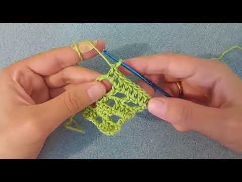 Come si lavora a filet - tecniche uncinetto - tutorial per la mano destra