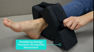 Foot Elevation Pillow Wedge for Sleeping, Swelling & After Surgery - Elevated Support for Leg & Ankle, Lift Cushion for Pressure Ulcers