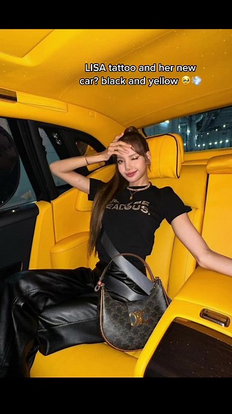 #LISA tattoo fairy and she looks so cool in her new IG update is that her car?! 😍💨 #lalisa #blackpink #lisamanoban #lisablackpink #lalalalisa_m