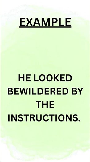 WORD MEANING- BEWILDERED #wordofthemonth #wordforbeginners #wordoftheday #wordpress#words#dailyshort