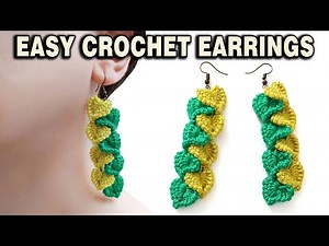 DIY Crochet Leaf Earrings Tutorial | Easy & Elegant Handmade Jewelry