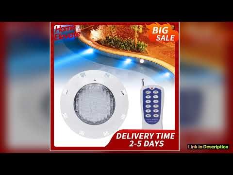 Multicolor LED Pool Light Waterproof Swimming Pool Lighting with Multiple Modes Ponds Fountains