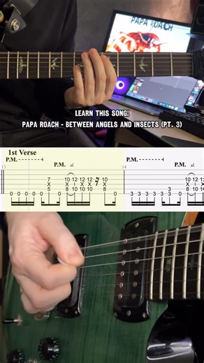 Max Veres on Instagram: "Papa Roach - Between Angels And Insects (slow-tempo guitar tutorial part 3) • Get access to all my tone presets, backing tracks and request a tone tutorial on my Patreon (link in bio) • #guitar #guitarist #guitartone #guitartutorial"