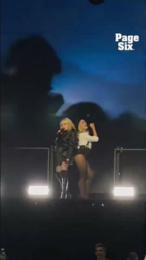 Madonna and Sabrina Carpenter open the 2026 MTV VMAs with “Bring Your Love.” #shorts