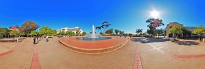 Balboa Park Main Fountain - Reuben H. Fleet Science Center Front 360 Panorama | 360Cities