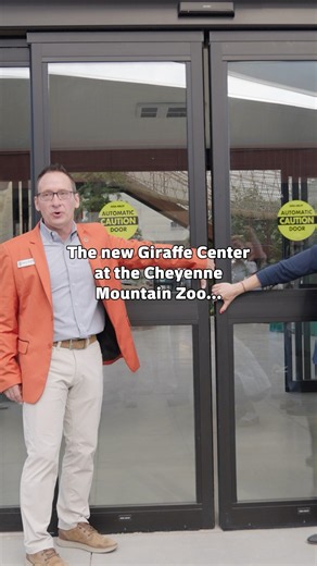 The new Giraffe Center at the Cheyenne Mountain Zoo is now open!