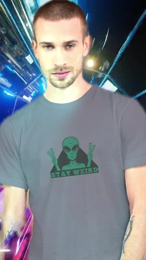 The aliens are here. Dress to impress them. Clothing and merchandise. #alien #aliens #extraterrestres #ufo