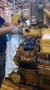 1K views · 21 reactions | Caterpillar六‍️ gas generator 16cylinder G-3516 just bolt removal it's an art of precision One wrong move can change everything - that's why we do it right everv time.六‍️️ #caterpillar #G3516 #generator#reels #troubleshooting #repairing #work #mechanics #headbolt #follower 六‍️ | Anower Hossain | Facebook