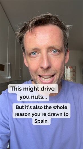 James Blick | Spain Revealed on Instagram: "What if the most frustrating part of living in Spain… is the reason you moved here in the first place? 🤔⁠ ⁠ The internet technician who’s “on the way”⁠ The three-week wait to get an appointment… to ask about your other appointment.⁠ ⁠ Yes, it might drive you up the wall... until you realize that this slightly chaotic rhythm is also what makes life here feel deeply human.⁠ ⁠ If this resonates, I’m writing more about it in an email soon...⁠ ⁠ Just comme