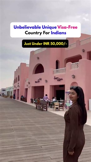 Unique Visa-Free country for Indians Just 4 hours away from India. Golden sunsets, dreamy skylines, modern vibes mixed with deep culture, and nights that made me forget what sleep even means. From wandering through luxury streets to getting lost in local markets, sipping karak by the water, watching the city glow after dark and realising life can be slow and soft ✨ Itinerary Day 1 — Corniche walk • night views • karak Day 2 — Museum day • beach club • sunset dinner Day 3 — Desert safari • dunes 