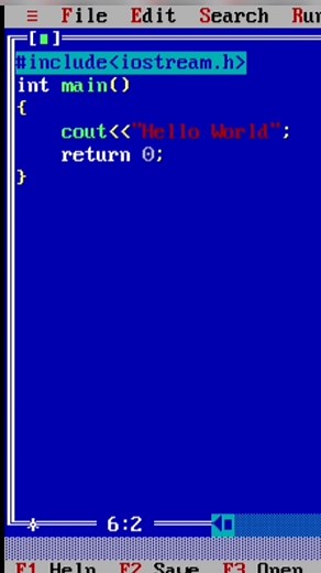Hello World Program | Turbo c++ | C++ hello world program | C++ tutorial | #C++