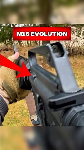 This is how the M16 rifle has evolve since its introduction.