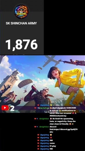 Anil Kundee Free Fire Live 🔥 | SK Shinchan Army Support 💪 Tamil Gameplay 🎮 FF Live