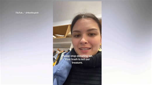 Thrift store worker shares frustration over 'trash' donations