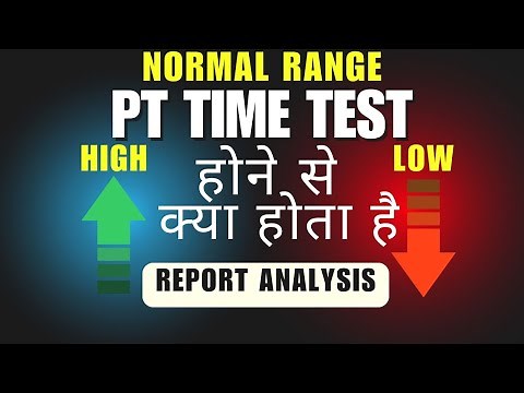 Prothrombin time test report | Prothrombin time normal range | PT time test