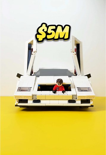 $1 vs $5M LEGO car build… #supercars #fyp #jdm #lego #legocars #legobuild #speedchampions #