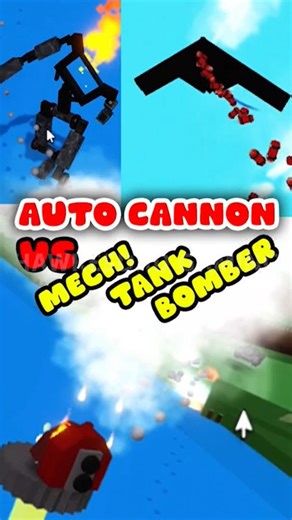 Roblox Build a Boat for Treasure Mouse Auto Cannon vs Mech, Tank & B-2 Bomber Plane #roblox #babft