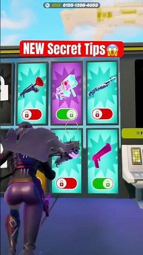 Fortnite 1v1 With Every Gun Secret Tips😱#fortnite #ytshorts #1v1witheverygun