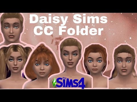 Daisy Sims Hair CC Folder + Download | Free Items ✨ | The Sims 4