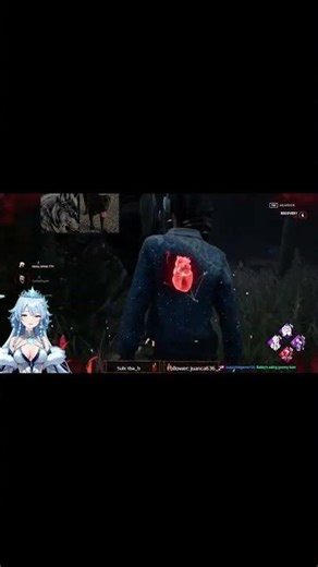 Alien kept telling me no and froze pallet on accident! #vtuber #vtuberclips #meg #dbd #bonechill