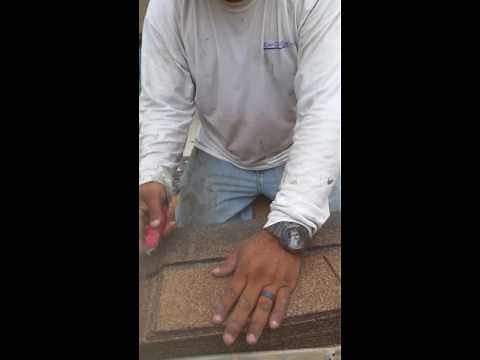 How to cut hip and ridge cap shingles