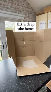 3.8K views · 77 reactions | Extra deep cake boxes We don’t just use...