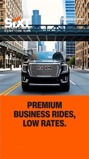 Make your boss's boss blush in Chicago with SIXT!