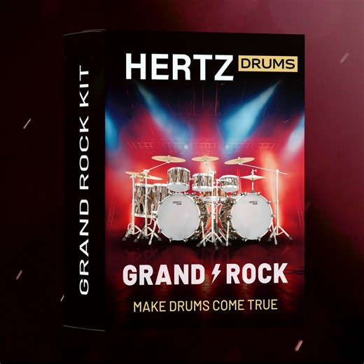 Hertz Drums updated to v2.0, Grand Rock Kit now available