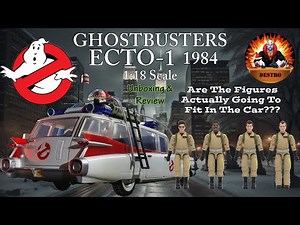 Ghostbusters Ecto-1 1984 1:18 Scale Plasma Series Unboxing & Review