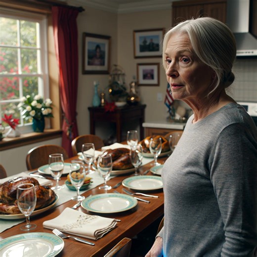 Thanksgiving morning in Connecticut, I stood in my kitchen staring at a perfect turkey I’d cooked for seventeen people. Seventeen place settings. Seventeen chairs pulled out just right. The kind of table you set when you still believe your family will walk through the door any minute, laughing, hungry, arguing over who gets the dark meat. No one came. My name is Florence. I’m 72 now. And before I take you back to the moment everything changed, tell me where you’re watching from—your city and sta