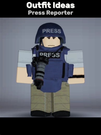 Outfit Ideas | Press Reporter #roblox