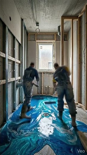 Ocean Floor in My Bathroom?! 😱 Epoxy Transformation (Satisfying Timelapse)