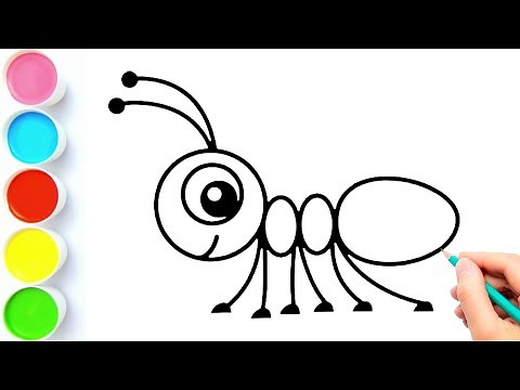 How to Draw an Ant | Ant Drawing | Drawing Ant | Draw Smart