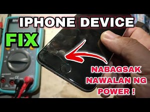 PAANO I-FIX ANG IPHONE DEVICE NALAGLAG NAWALAN NG POWER BASAG NA ANG LCD SCREEN