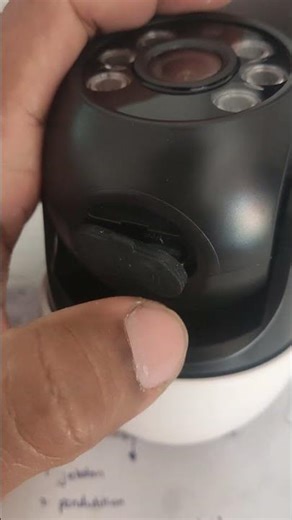 SD Card Location and Reset Button BARDI Outdoor Smart Camera PTZ WiFi