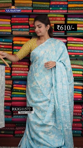 12K views · 66 reactions | Chiffon Sequence Lines With Floral Print...