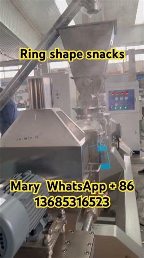 Corn maize puffs snacks extrusion food machinery Double screw extruder #extruder #factory #machine