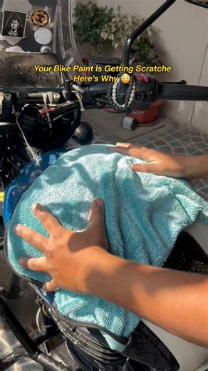 Kunal Das | Traveller’s Digital Diary on Instagram: "Scratches while cleaning? Comment “LINK”🔗 Most people damage their bike or car without even realizing it. Using low-quality or thin cloths drags dust across the surface, creating micro-scratches and swirl marks over time. A 900+ GSM microfiber cloth traps dirt safely, reduces friction, and protects your paint while cleaning. If you truly care about maintaining shine and finish, the cloth you use matters more than you think. Comment “LINK” and