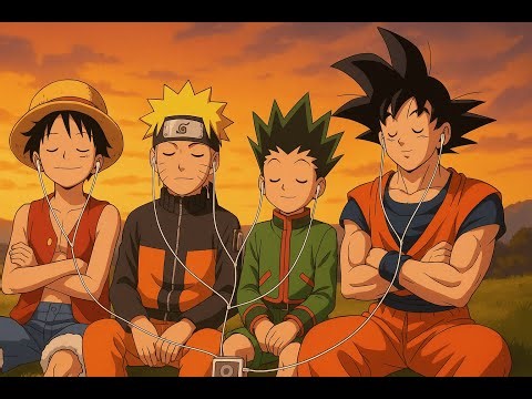 Nostalgic anime song Playlist. Naruto, One Piece, Dragon Ball, Hunter x Hunter. Aquascape visual